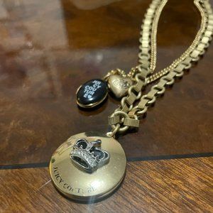 Juicy Couture Circle Locket Necklace